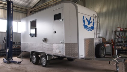 Lépés építmények-utánfutó lakókocsi halász () Lépésről lépésre építmények-camper trailer horgász