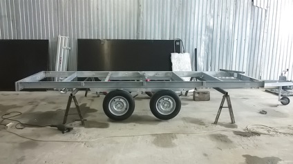 Lépésről lépésre építmények-camper trailer horgász