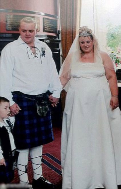 Miután egy pár lefogyott 90 kg, a pár úgy döntött, hogy újra férjhez ment