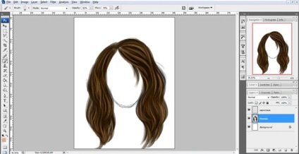 Egyszerű bemutató rajz haját az Adobe Photoshop (egy egyszerű lecke rajz hajat Adobe Photoshop) Egyszerű bemutató rajz haját az Adobe Photoshop