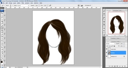 Egyszerű bemutató rajz haját az Adobe Photoshop (egy egyszerű lecke rajz hajat Adobe Photoshop) Egyszerű bemutató rajz haját az Adobe Photoshop