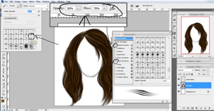 Egyszerű bemutató rajz haját az Adobe Photoshop (rajz) Egyszerű bemutató rajz haját az Adobe Photoshop
