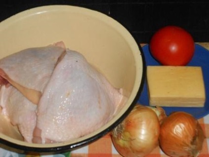 Recept csirkecomb a sütőben a képek (csirke) Recept csirkecomb a sütőben fotókkal