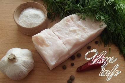 Disznózsír darált fokhagyma recept fotó (fokhagyma) Szalonna darált fokhagyma recept egy fotó