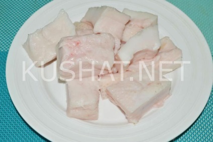 Salo darált fokhagyma (disznózsír darált fokhagyma recept) Sertészsír fokhagymás egy húsdaráló