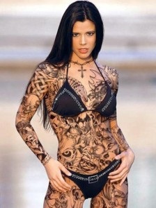 A legnépszerűbb stílus és típusú tetoválás, tritatushki
