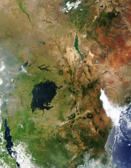 A legnagyobb tó Afrikában