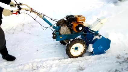 Hóeltakarító gyalogos traktor működési elve és ennek alapján a önszerveződési