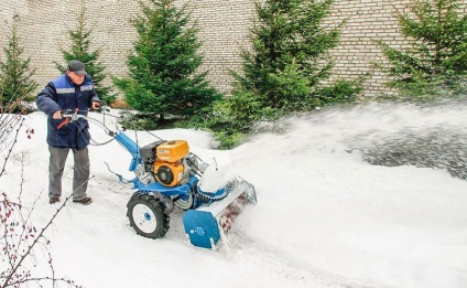 Hóeltakarító gyalogos traktor működési elve és ennek alapján a önszerveződési