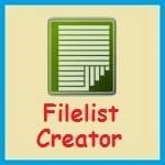 Készítsen egy listát a fájlok és mappák - alkalmazás filelist alkotója