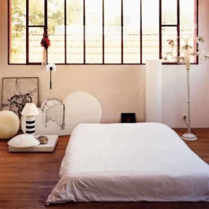 A hálószoba a stílus Zen harmónia és a pihenés 55 fotók
