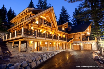 Építése faházak cédrus kézi vágás nagy átmérőjű - House of Cedar