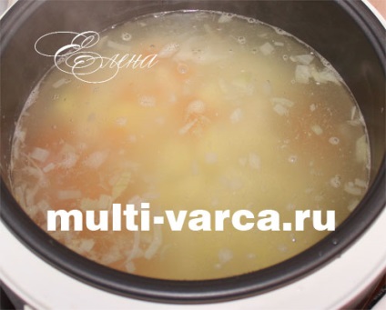 Húsleves és rizs multivarka (leves) Leves csirke és rizs, multivarka