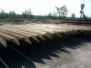 Cölöpök merítés héj, beton, fém (merítés) Cölöpök merítés héj, beton, fém