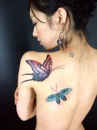 Butterfly Tattoo 50 fotók, vázlatok, értéke