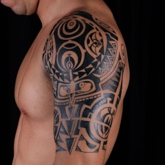 Tetoválás polinéz stílusú, értékek és a miniatűrök
