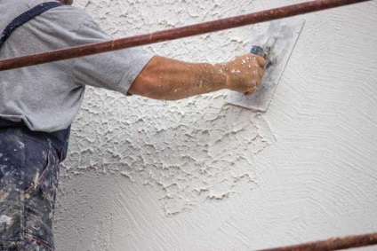 Texturált fal festék féle töltőanyagok, hatások alkalmazása