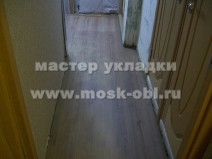 Fektetése laminált Z-alakú folyosó (Z-alakú) Fektetése laminált Z-alakú folyosó