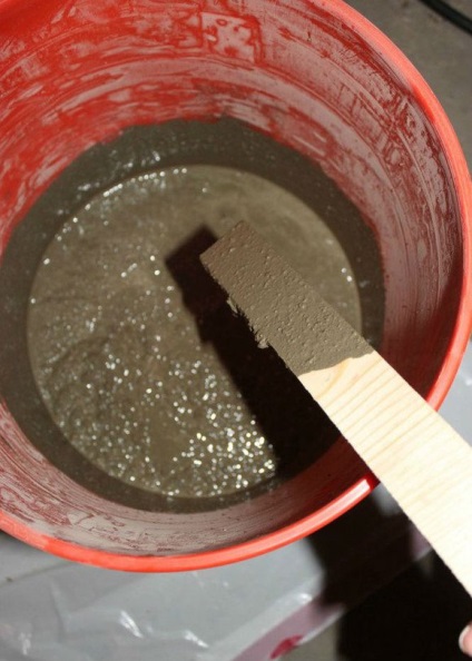 Cserepek készült ruhát és cement köze a saját kezét egy fotó (z) Cserepek készült ruhát és cement csinálni saját kezűleg fotókkal