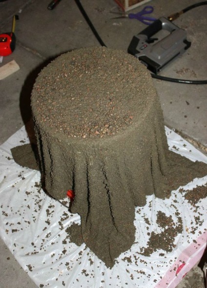 Cserepek készült ruhát és cement csinálni saját kezűleg fényképpel (ruha) Cserepek készült ruhát és cement csinálni saját kezűleg fotókkal