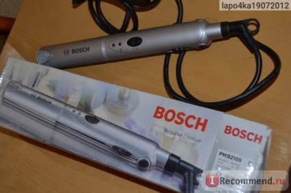 Hajvasalót Bosch PHS 2105 - „jó hajvasat, de én már régóta megtalálható biztonságos módon