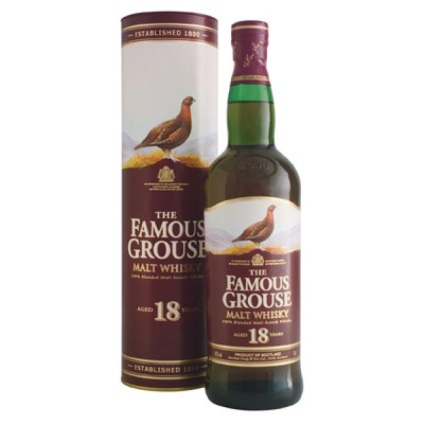 Grouse whisky feymos (Famous Grouse) - típusainak leírása és az ár