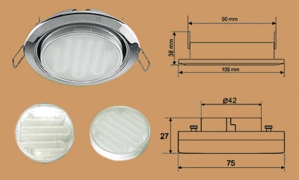 Süllyesztett LED-es mennyezeti - leírások, telepítési (lámpák) Süllyesztett LED-es mennyezeti - leírások, telepítés