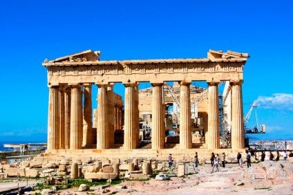 Parthenon templom Athénban, történelem, leírások, képek (Athén) Parthenon templom Athénban, történelem, leírás, fotó