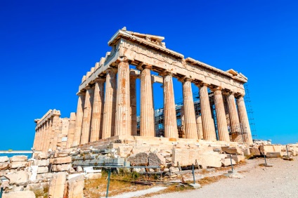 Parthenon templom Athénban, történelem, leírás, fotó