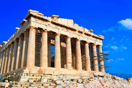 Parthenon templom Athénban, történelem, leírások, képek (istennő) Parthenon templom Athénban, történelem, leírás, fotó