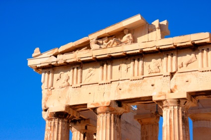 Parthenon templom Athénban, történelem, leírások, képek (templom) Parthenon templom Athénban, történelem, leírás, fotó