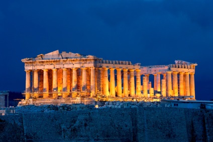 Parthenon templom Athénban, történelem, leírások, képek (Athén) Parthenon templom Athénban, történelem, leírás, fotó