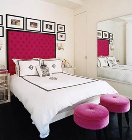 Pink új belső design, az egyik hölgy - női magazin (más telített szín) Pink új belsőépítészeti, az egyik hölgy - egy magazin a nők