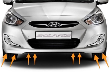 Cseréje vezérműlánc Hyundai Solaris lépésről lépésre