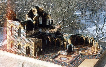 A zár gyurmából (modellezés agyag) Castle agyagból