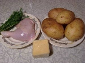 Zrazy burgonya csirke - fotók receptek