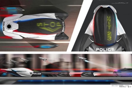 2025 - rendőrségi jövő - szokatlan autó (rendőrség) 2025 - rendőrségi jövő - szokatlan gép