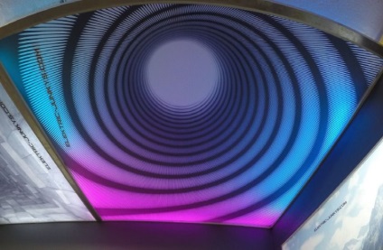 3D mennyezet - kép szokatlan tervezési megoldások beltéri