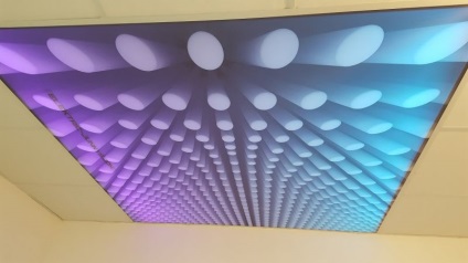 3D mennyezet - kép szokatlan tervezési megoldások beltéri