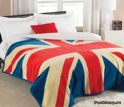 Brit zászló - elválás fényes árnyalattal