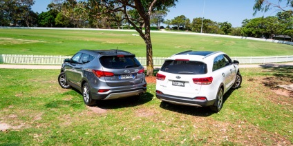 Mi a legjobb Hyundai Santa Fe és Kia Sorento (jobb) Mi a legjobb Hyundai Santa Fe és Kia Sorento