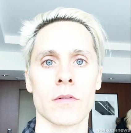 Dzhared Leto elköszönt haj joker (Jared) Dzhared Leto elbúcsúzott haj joker