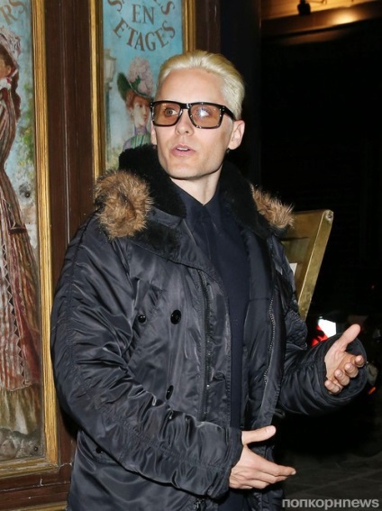 Dzhared Leto elköszönt haj joker (Jared) Dzhared Leto elbúcsúzott haj joker