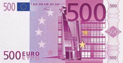 Euro valuta, kiszorítva a dollár