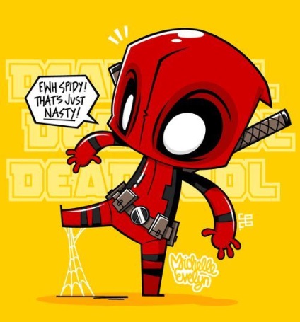 Hogyan kell felhívni a chibi Deadpool