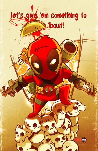 Hogyan kell felhívni a chibi Deadpool