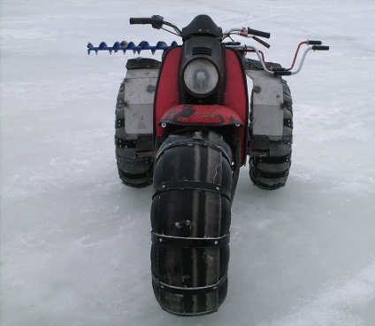 Hogyan készítsünk egy szán ki a motorkerékpár hangya (do) Hogyan készítsünk egy szán ki a motorkerékpár hangya