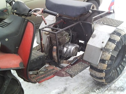 Hogyan készítsünk egy szán ki a motorkerékpár hangya (do) Hogyan készítsünk egy szán ki a motorkerékpár hangya