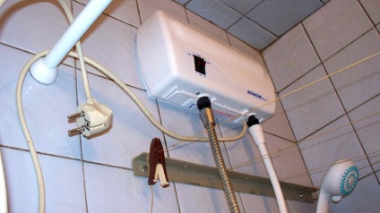 Hogyan kell telepíteni a vízmelegítő a fürdőszobában