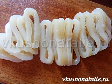 Squid párolt krém (gőzölt) Squid párolt tejföl